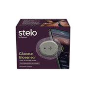 Dexcom Stelo Glucose Biosensor Continuous Glucose Monitor with 15-Day Wear, Bluetooth Connectivity, Waterproof, Compatible with iOS and Android, 1-Pack STP-XN-010