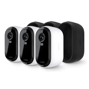 Arlo VMC3350-1WMNAS Essential Outdoor Camera 2K (2nd Generation) Wireless Security Surveillance Camera, 3 Cam, White