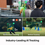 Insta360 - Flow 2 AI Tracker Bundle Gimbal Stabilizer for Smartphones - Stone Gray