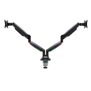 Kensington SmartFit One-Touch Height Adjustable Dual Monitor Arm, Gas Spring Dual Arm, Supports 13-34 in Monitors, Black, K59601WW
