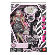 Mattel Monster High Rochelle Goyle Doll, Collectible Creeproduction with Posable Joints, Doll Stand, Diary, Pet Gargoyle Griffin Roux, Multicolor, JHK57