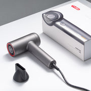 TYMO HC602GM Ionic Hair Dryer, Professional 1500W High Speed, Lightweight Blow Dryer with Low Noise, 4 Temperature Settings, 3 Speeds, Silver