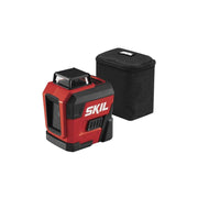 SKIL LL932201 Red Beam Self-Leveling Cross-Line 360 Laser Level Kit 65-ft