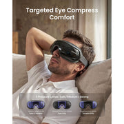 RENPHO Eyeris 3 Eye Massager with Heat and Cooling, Voice Control, Bluetooth Music - Adjustable Headband