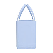 Mainstays Large All Purpose Flex Laundry Tote, Waterproof, Washable, Pale Blue, 18in W x 8.75in D x 13in H