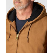 Carhartt 106673-BRN Men's J140 Loose Fit Firm Duck Insulated Flannel Lined Active Jac, Carhartt Brown, Small