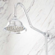 Signature Hardware 936278 Alliston Pressure Balanced Exposed Pipe Shower System with Rainfall Shower Head and Hand Shower Oil Rubbed Bronze Showers