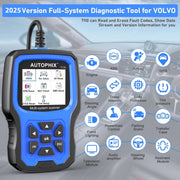 Autophix 7110 Automotive Diagnostic Tool, Full System Scan for Volvo Vehicles, Battery Management, Oil Reset, ABS Bleeding, TPMS Reset, DPF Regeneration