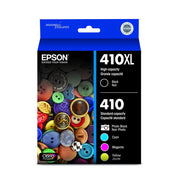 Epson T410XL-BCS Claria Cartridge Ink, 5 Pack, Black