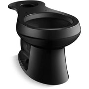 KOHLER K-4197-7 Wellworth Round-Front Bowl, Black Black