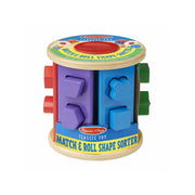 Melissa & Doug Match & Roll Shape Sorter