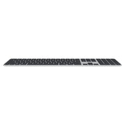 Apple Magic Keyboard with Touch ID and Numeric Keypad, Wireless, USB-C, Black Keys, MJM74LL/A