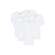 Hanes Fresh Iq Mens 5 Pack Short Sleeve V Neck T-Shirt Big And Tall - WHITE X-LARGE TALL