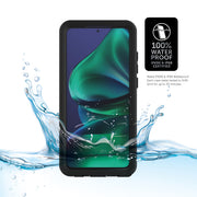 Body Glove 100139385 Tidal Waterproof Phone Case for Motorola moto g STYLUS (2025) - Black/Clear