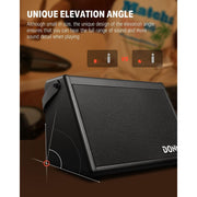 Donner DDA20 Electric Drum Amp, 20W Portable Bluetooth Musical Instrument Amplifier with 6.5-Inch Woofer and 2-Inch Tweeter, Adjustable Tone Controls, DDA20