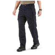 5.11 Tactical Taclite Pro Ripstop Cargo Work Pants, Lightweight, Dark Navy, 40W x 30L, 8 Pockets, Regular Fit, 74273ABR