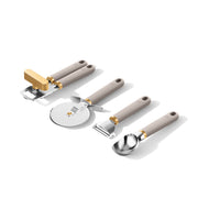 Beautiful 19656 4-Piece Essentials Gadget Set, Porcini Taupe by Drew Barrymore
