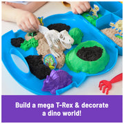 Kinetic Sand 6070525 T-Rex Dig Set with 1.5lbs Play Sand & Tools