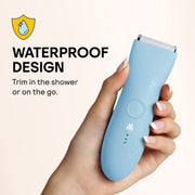 Meridian M2E Trimmer Original Bikini & Body Hair Electric Shaver for Women & Men, Sky