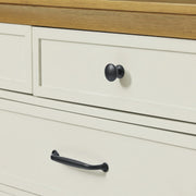 Better Homes & Gardens BHS436249972059 Canton 9 Drawer Dresser, Textured White and Light Honey