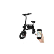 Swagtron SCP1-2 Swag cycle Pro Pedal-Free Electric Scooter Rider Black