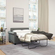 Mainstays MS34013489710GR Tatum Twin Sleeper Loveseat, Dark Gray