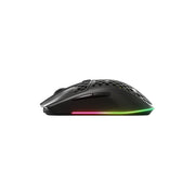 SteelSeries Aerox 3 Onyx Wireless Gaming Mouse, Ultra-Lightweight 68g, TrueMove Air Optical Sensor 18,000 CPI, Dual 2.4 GHz and Bluetooth 5.0 Connectivity, IP54 Water and Dust Resistant, USB-C Fast Charging