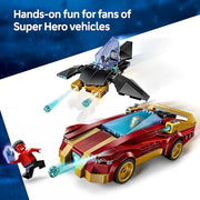 LEGO 76310 Marvel Iron Man Car & Black Panther vs. Red Hulk Super Hero Building Toy