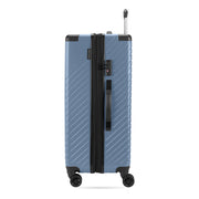 SWISSGEAR Edge Hardside Large Checked Spinner Luggage, Expandable 2 Inches, 8 Spinner Wheels, TSA-Approved Lock, Slate Blue
