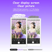 Pulaim Vlog Selfie Monitor Screen, Magnetic Wireless Rear Camera Monitor, 4K 60FPS, Bluetooth Remote, Type-C Connection, White