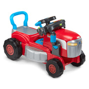 VTech Get Growing 3-in-1 Tractor and Mower Ride-On, Interactive Sound Effects, Light-Up Educational Buttons, Toddler Toy, 12-36 Months, Multicolor