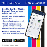 Brother INKvestment 4355 Wireless Color Inkjet All-in-One Printer, 1.8