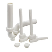 McGuire PW2000 ADA P-Trap Wrap Retrofit Seamless White Pipe Fitting Insulation Kit Fits 1.25 in or 1.5 in Pipes