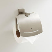 Warsaw Series - Toilet Paper Holder with cover - Brushed Nickel