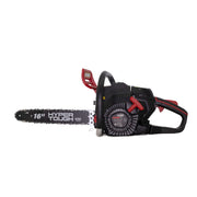 Hyper Tough Gas Chainsaw, 16-Inch Oregon Bar and Chain, 46cc 4-Cycle Engine, Automatic Chain Oiler, Rear Handle, Black/Red, A015014