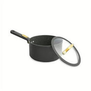 Thyme & Table 12-Piece Nonstick Granite Cookware Set, Gunmetal, Aluminum, Induction Compatible, Oven Safe, TT1384R