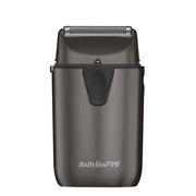 BaBylissPRO UVFOIL Single-Foil Electric Shaver with UV-Disinfecting Lid, Hypoallergenic Titanium Foil, 10,000 RPM Motor, Rechargeable Lithium-Ion Battery, Matte Black, FXLFS1