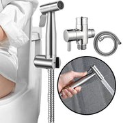 Phancir Handheld Bidet Sprayer for Toilet, Brushed Nickel Bidet Attachment for Feminine Wash, 1 Pack