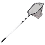 EGO 71001BP Reach Crappie Landing Net, Black, Rubber Coated Nylon, 37''-80'' Handle