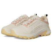 Merrell Moab Speed 2 Leather Waterproof Hiking Shoes for Women, Eggshell, Size 7 Medium, J038498