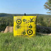 Morrell Targets Buckhead Crossbow Compound Archery Target, Yellow & Black