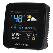AcuRite 00506W Digital Weather Forecaster with Temperature and Humidity with Date and Time