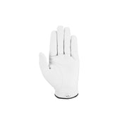 Callaway Golf Dawn Patrol Golf Glove, Full Genuine Leather, Adjustable Opti-Fit Closure, Breathable White, Small, Right Hand, 5324179