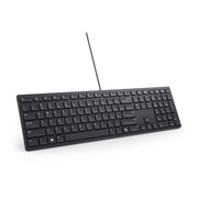 Dell Wired Collaboration Keyboard KB525C, USB-C and USB-A Connectivity, 15 Programmable Shortcut Keys, Built-in Zoom and Microsoft Teams Keys, Copilot Key, Spill-Resistant, Black