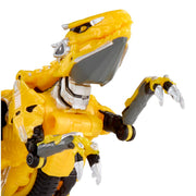 MGA Entertainment Armorsaurs Evolver Blaze 2-in-1 Transforming Yellow Raptor to Vehicle Toy, Multi-Step Conversion, Ages 6+, 7.2 in