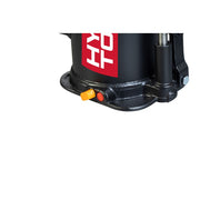 Hyper Tough T92013W 20 Ton Bottle Jack, Adjustable Height 9.25-17.52 in, Stainless Steel, Black