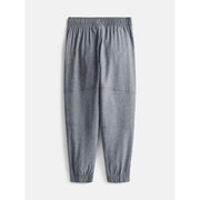 Athletic Works Boys Woven Jogger Pants, Quick-Dry Moisture-Wicking Fabric, Elastic Waistband with Drawcord, Mesh-Lined Pockets, Tapered Ankle-Length, Gray, Sizes 4-18 & Husky