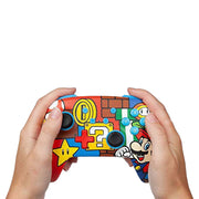 PowerA Enhanced Wireless Video Game Controller, Mario Pop Design, Bluetooth 5.0, Rechargeable Battery, Nintendo Switch Compatible, 1519764-01