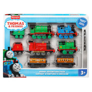 Thomas & Friends JGV01 Multipack by Fisher-Price, 6 Toy Train Engines & 2 Cargo Cars