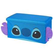 Disney Stitch Kids Storage Bench, Blue Micromink, 15 in Height, WK322688